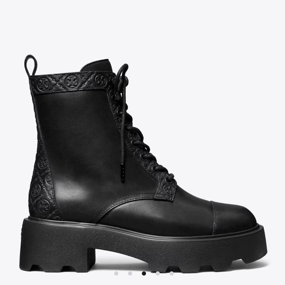 NWT Tory Burch T Monogram Lug Boot